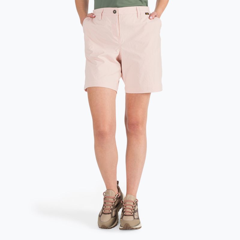 Pantaloni scurți de drumeție pentru femei Jack Wolfskin Desert roz 1505311_2157_042