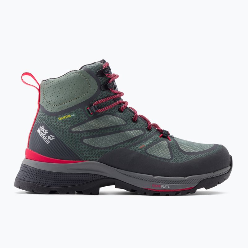 Cizme de trekking pentru femei Jack Wolfskin Force Striker Texapore Mid verde 4038871_4175 2