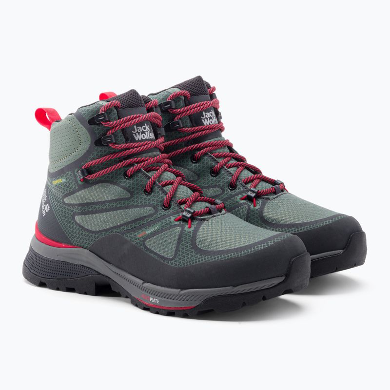 Cizme de trekking pentru femei Jack Wolfskin Force Striker Texapore Mid verde 4038871_4175 5
