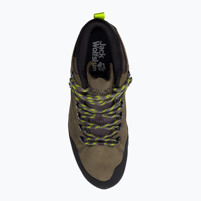 Jack Wolfskin cizme de trekking pentru bărbați Rebellion Texapore Mid maro 4051171 6