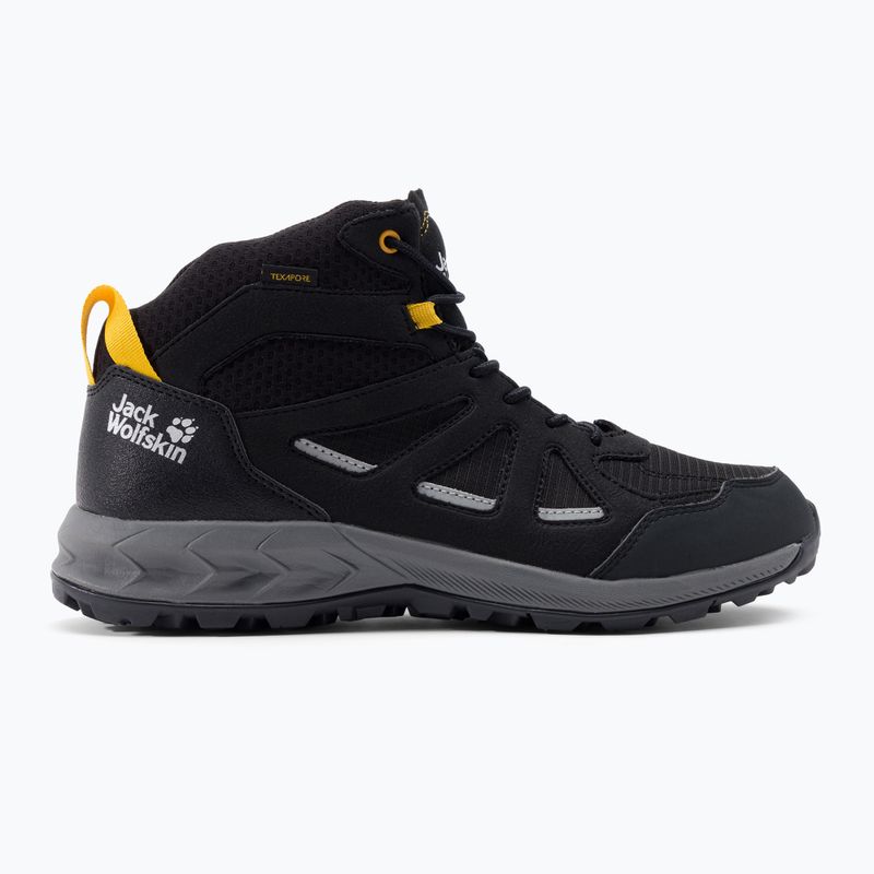 Jack Wolfskin cizme de trekking pentru bărbați Woodland 2 Texapore Mid negru 4051261_6055 2