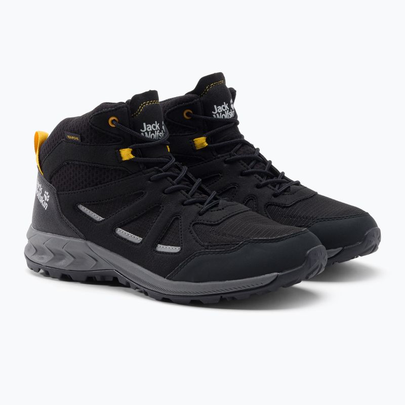 Jack Wolfskin cizme de trekking pentru bărbați Woodland 2 Texapore Mid negru 4051261_6055 5