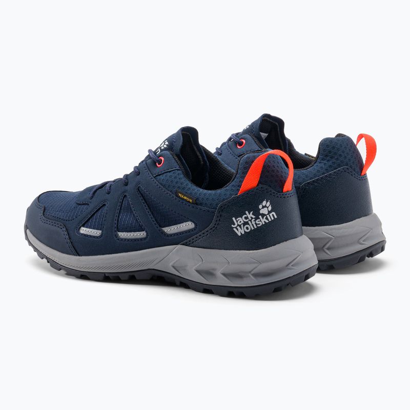 Cizme de trekking pentru bărbați Jack Wolfskin Woodland 2 Texapore Low albastru marin 4051271_1178 3