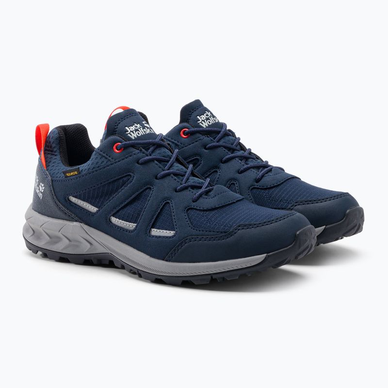Cizme de trekking pentru bărbați Jack Wolfskin Woodland 2 Texapore Low albastru marin 4051271_1178 5
