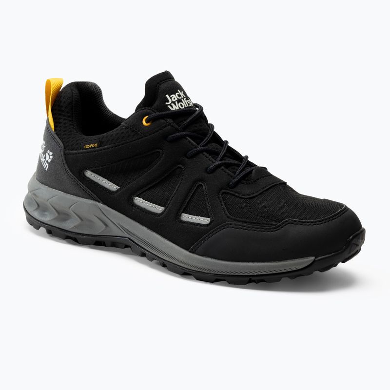 Cizme de trekking pentru bărbați Jack Wolfskin Woodland 2 Texapore Low negru 4051271_6055