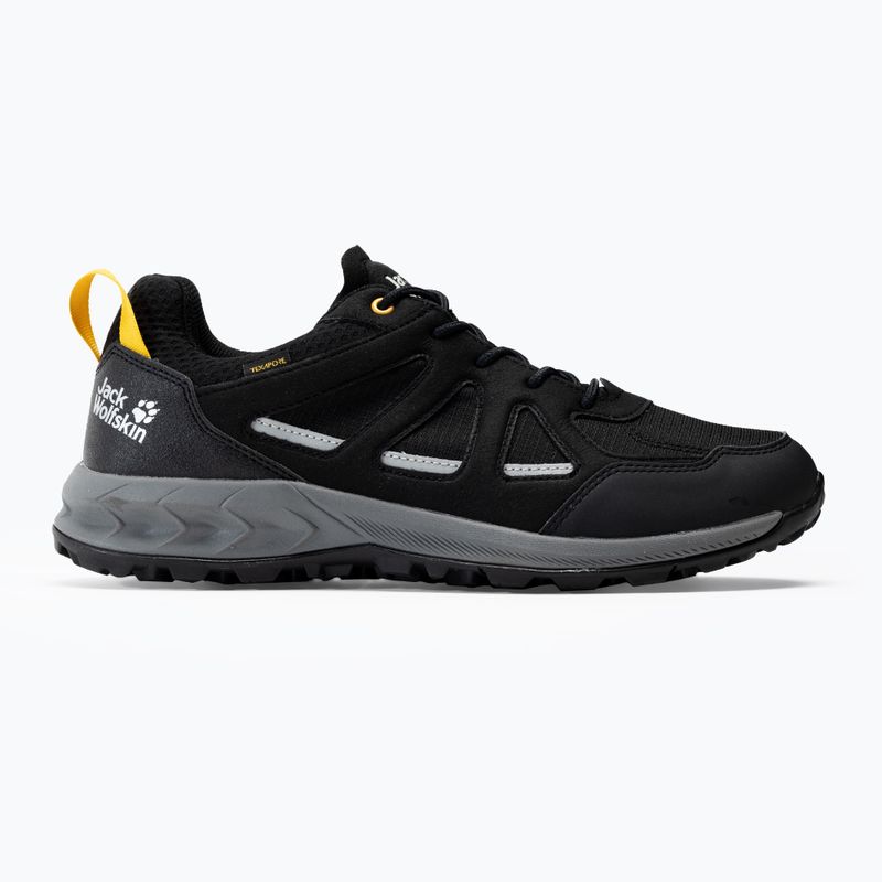 Cizme de trekking pentru bărbați Jack Wolfskin Woodland 2 Texapore Low negru 4051271_6055 2