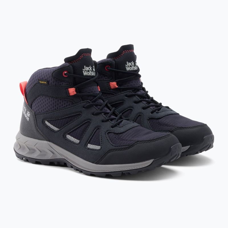 Cizme de trekking pentru femei Jack Wolfskin Woodland 2 Texapore albastru marin 4051331_1207 5
