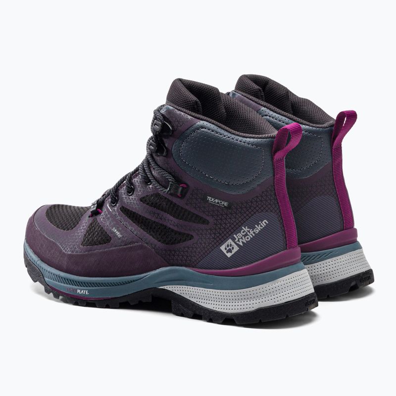 Cizme de trekking pentru femei Jack Wolfskin Force Striker Texapore Mid violet 4038873 3