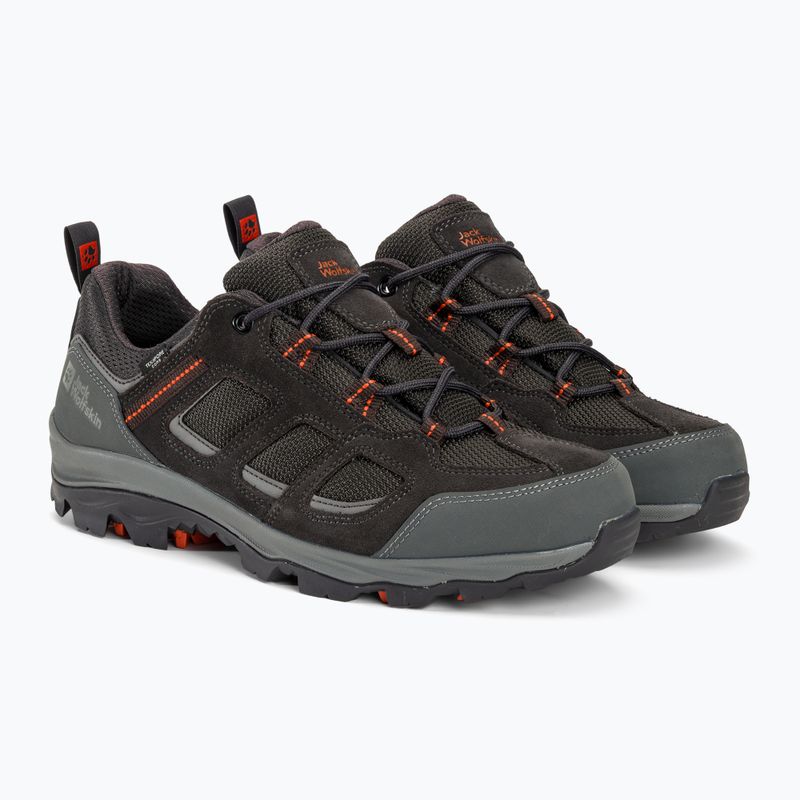 Încălțăminte de trekking pentru bărbați Jack Wolfskin Vojo 3 Texapore Low grey/orange 4