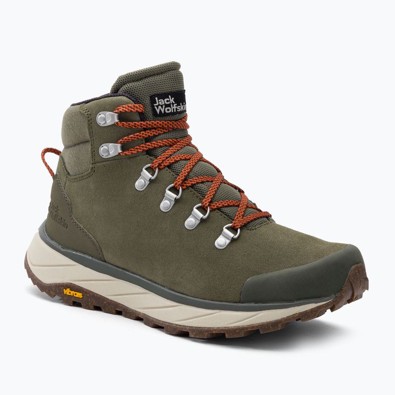 Jack Wolfskin bărbați Terraventure Urban Mid cizme de trekking verde 4053561