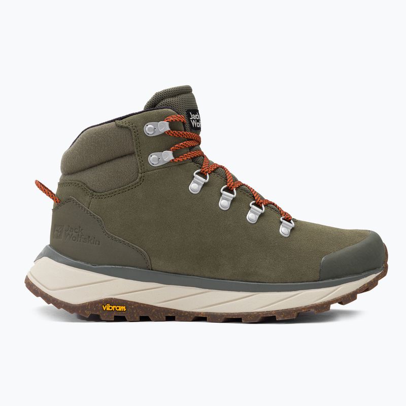 Jack Wolfskin bărbați Terraventure Urban Mid cizme de trekking verde 4053561 2