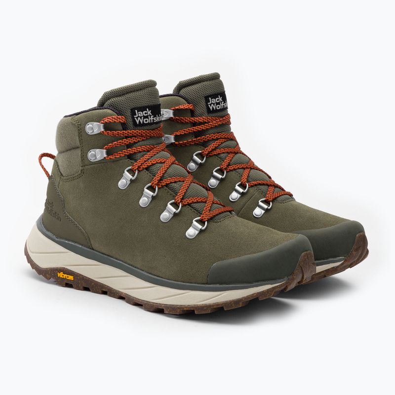 Jack Wolfskin bărbați Terraventure Urban Mid cizme de trekking verde 4053561 4