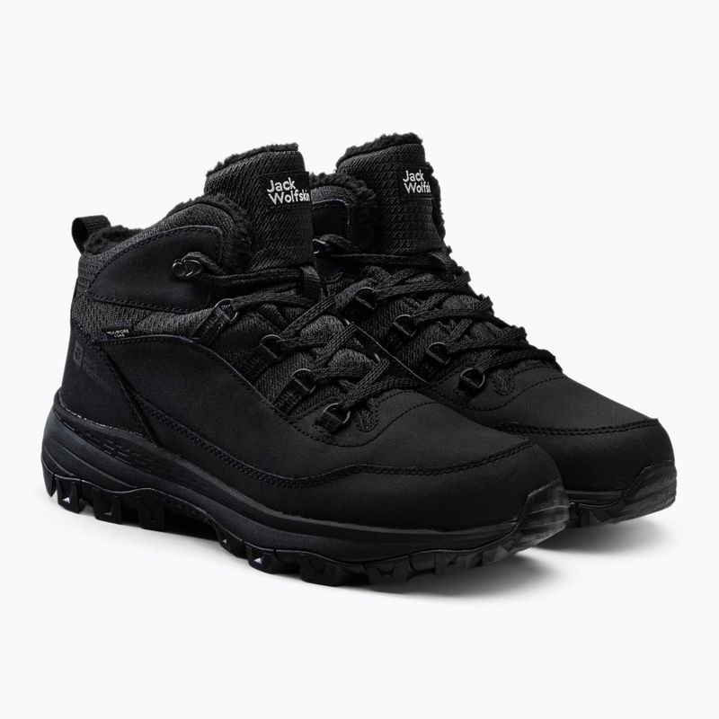 Jack Wolfskin bărbați Everquest Texapore Mid cizme de trekking negru 4053611 5