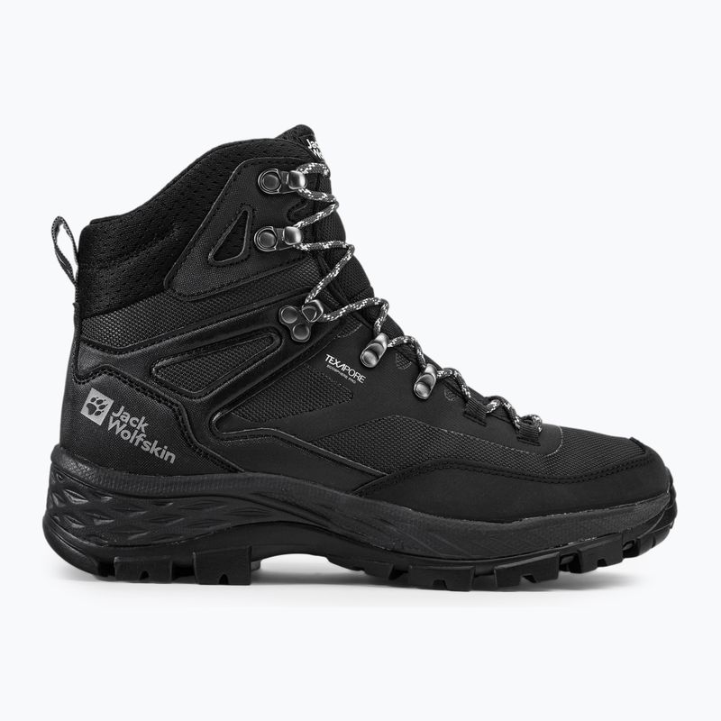 Jack Wolfskin bărbați Jack Wolfskin Rebellion Guide Texapore Mid cizme de trekking negru 4053791 2