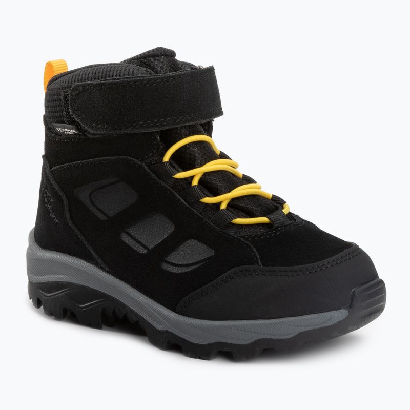 Jack Wolfskin Vojo Lt Texapore Mid cizme de trekking pentru copii negru 4054021