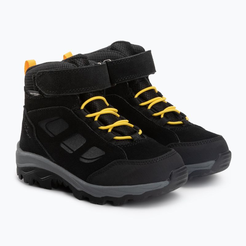 Jack Wolfskin Vojo Lt Texapore Mid cizme de trekking pentru copii negru 4054021 4