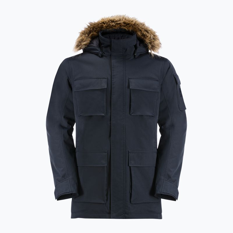 Jack Wolfskin jachetă bărbătească Glacier Canyon Parka albastru marin 1107674_1010 7