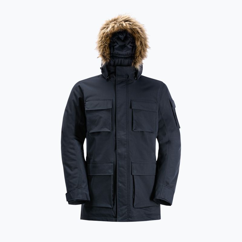 Jack Wolfskin jachetă bărbătească Glacier Canyon Parka albastru marin 1107674_1010 8