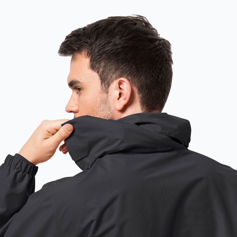Jack Wolfskin jachetă de ploaie pentru bărbați Stormy Point 2L negru 1111142_6000 6