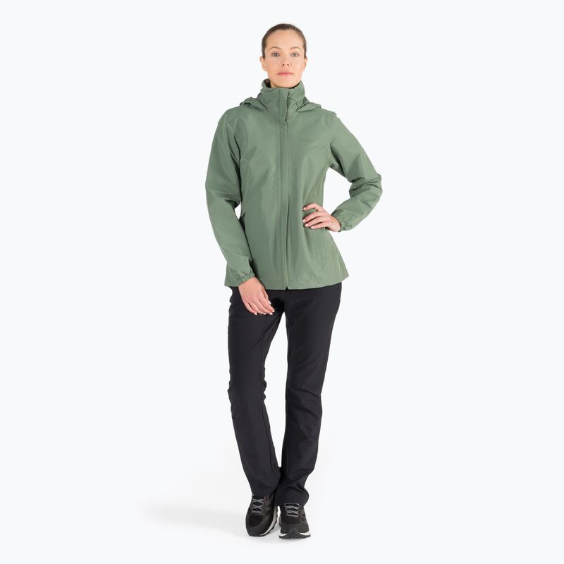 Jack Wolfskin jachetă de ploaie Stormy Point 2L pentru femei  verde 1111202_4311 2