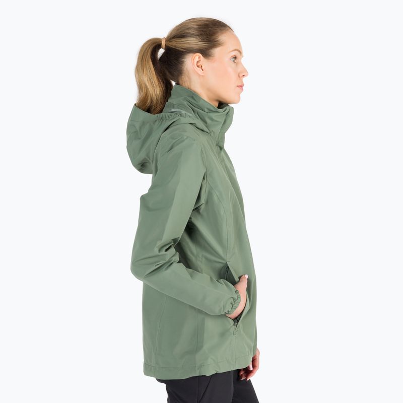 Jack Wolfskin jachetă de ploaie Stormy Point 2L pentru femei  verde 1111202_4311 3