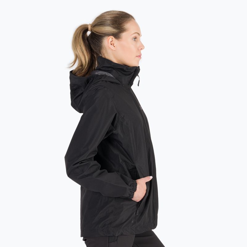 Jack Wolfskin Stormy Point 2L jachetă de ploaie pentru femei negru 1111202_6000 3