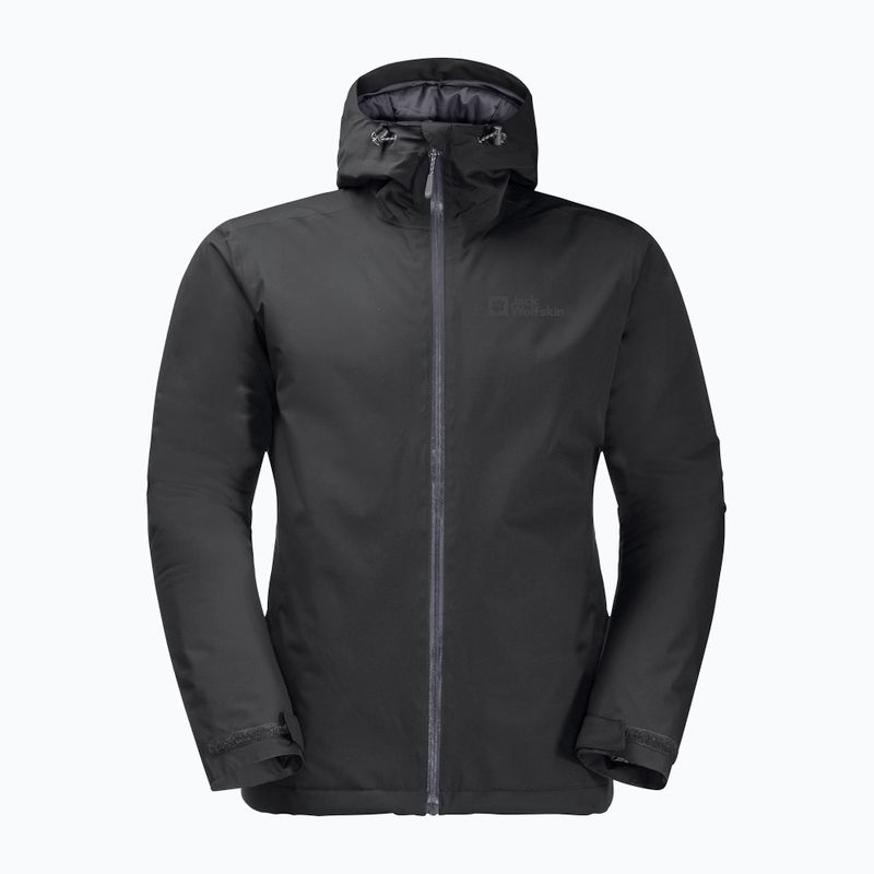 Jack Wolfskin jachetă de ploaie pentru bărbați Wisper Ins negru 7