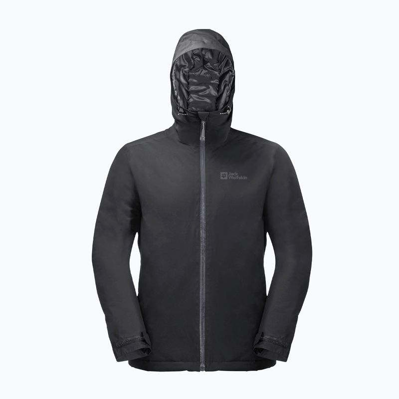 Jack Wolfskin jachetă de ploaie pentru bărbați Wisper Ins negru 8