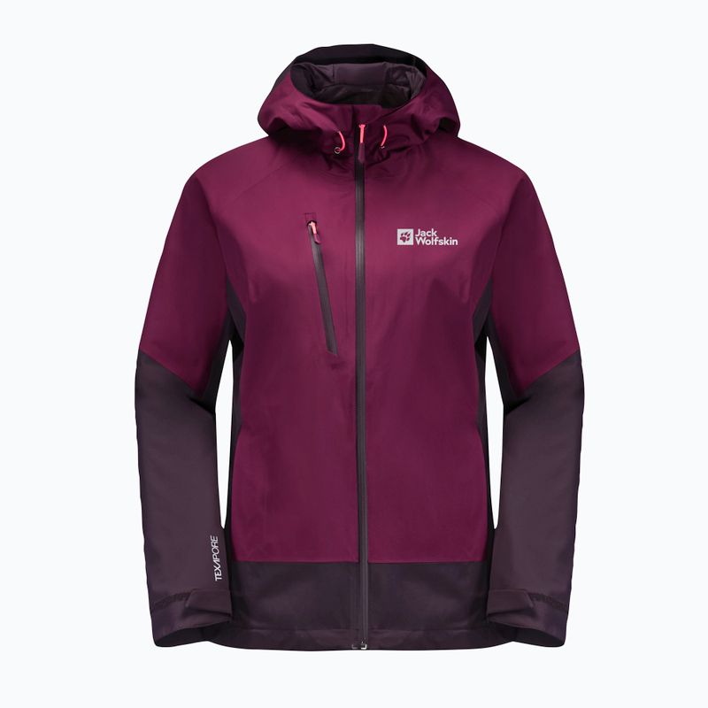 Jack Wolfskin Eagle Peak jachetă de ploaie pentru femei violet 1113004_1014 8