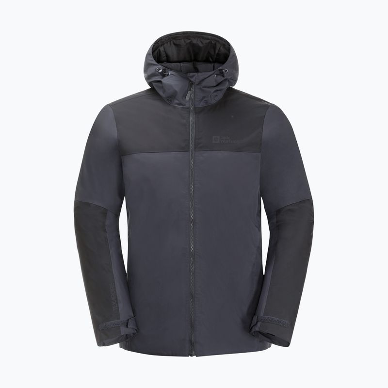 Jack Wolfskin jachetă de bărbați Jasper Ins în jos gri 1114321_6230 6