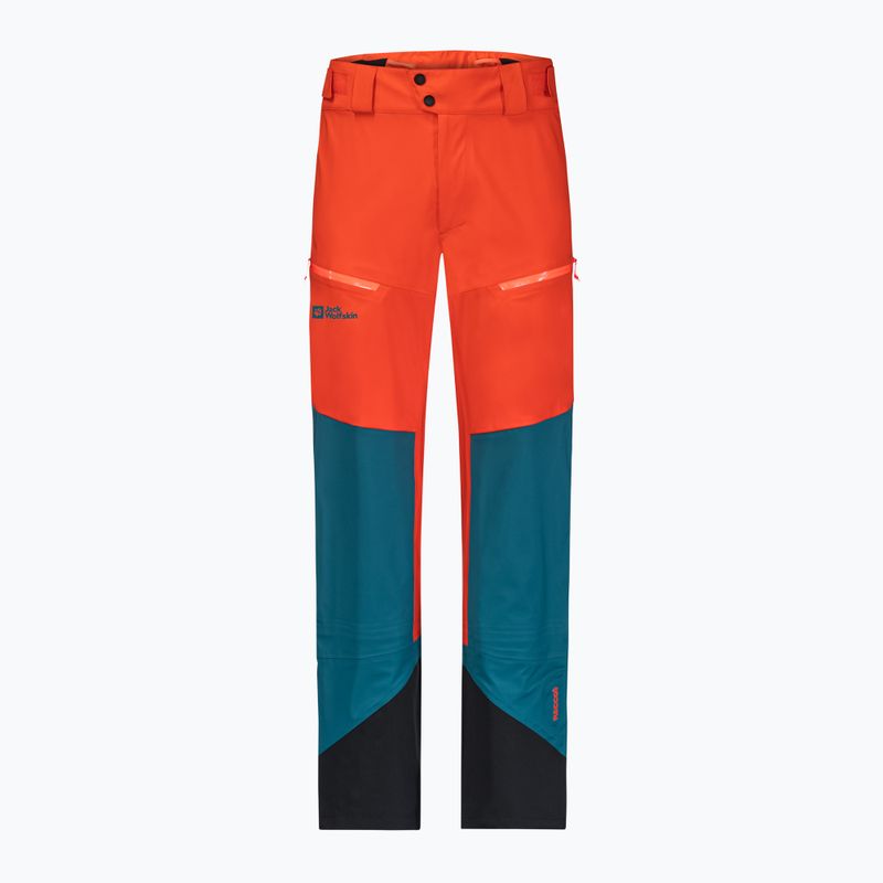 Jack Wolfskin pantaloni de parașutism Alpspitze 3L pentru bărbați portocaliu 1115191 7