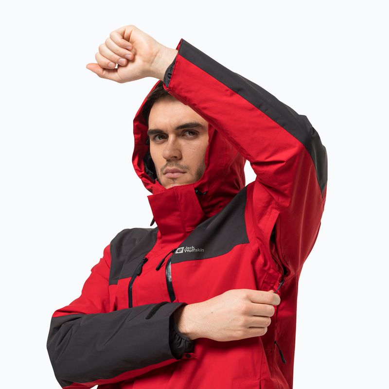 Geacă 3în1 pentru bărbat Jack Wolfskin Jasper roșie 1115261_226_2 7