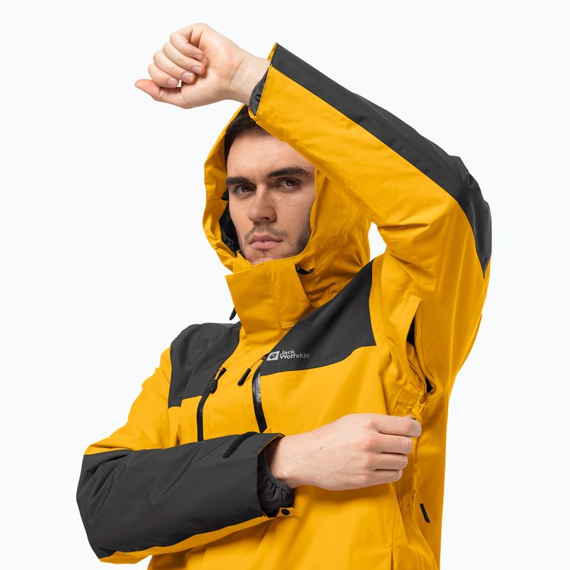 Geacă 3în1 pentru bărbat Jack Wolfskin Jasper galbenă 1115261_382_2 7