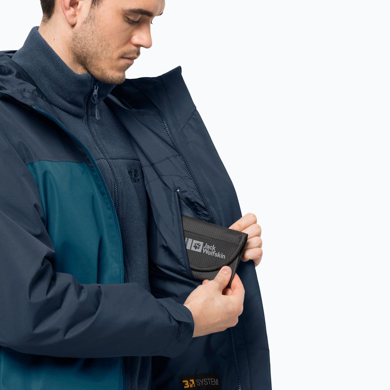 Jack Wolfskin jachetă de ploaie pentru bărbați Taubenberg albastru 1115311_4133_006 7