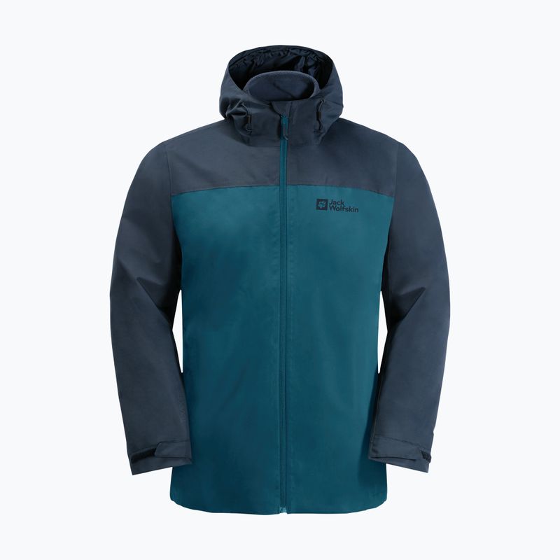 Jack Wolfskin jachetă de ploaie pentru bărbați Taubenberg albastru 1115311_4133_006 9