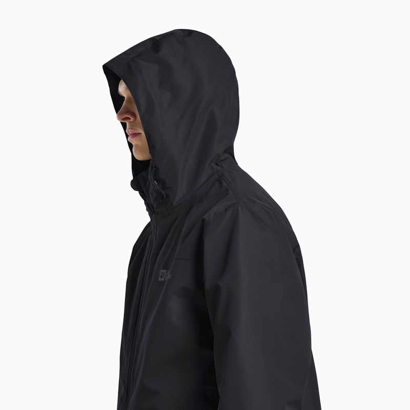 Geacă 3în1 pentru bărbați Jack Wolfskin Taubenberg 3In1 black 7