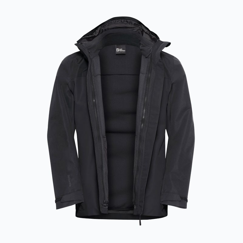 Geacă 3în1 pentru bărbați Jack Wolfskin Taubenberg 3In1 black 13