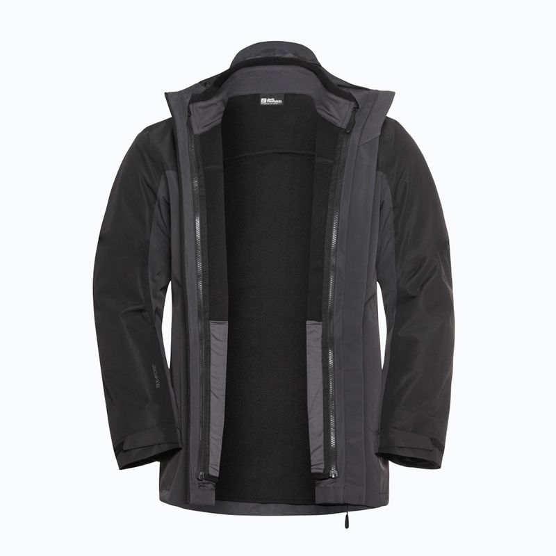 Jachetă 3w1 pentru bărbați  Jack Wolfskin Taubenberg 3In1 phantom 7