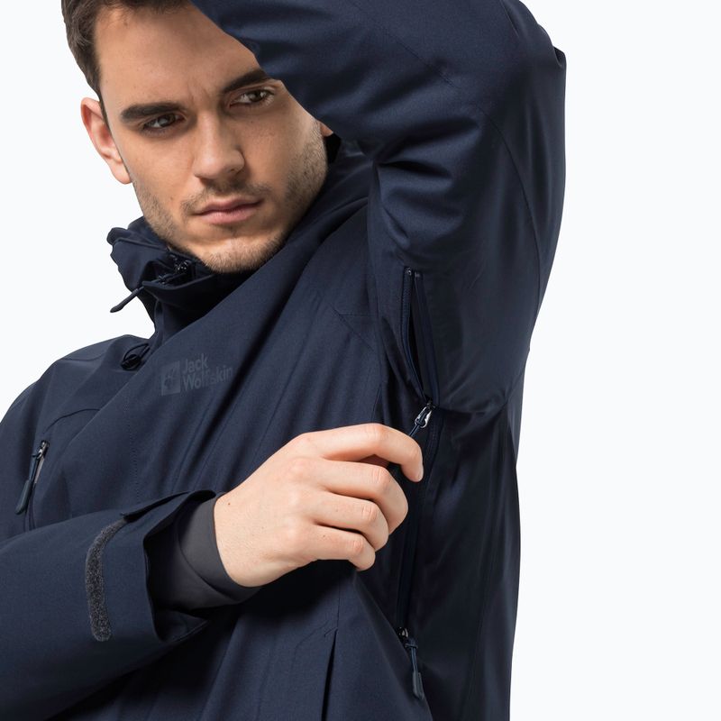 Jack Wolfskin jachetă de puf pentru bărbați Troposphere Ins albastru marin 1115321_1010 3