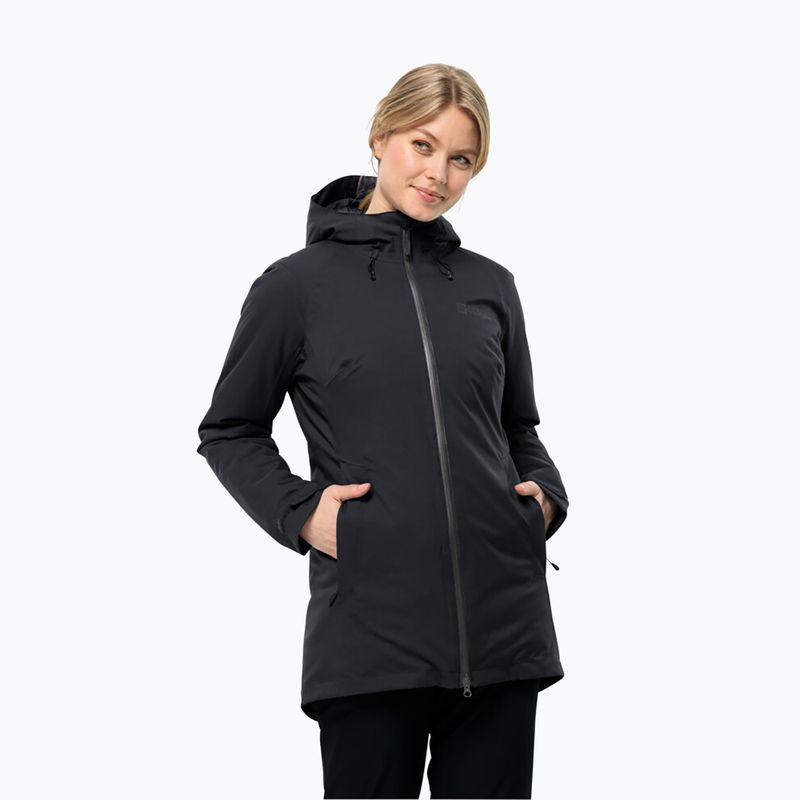 Geacă de iarnă pentru femei Jack Wolfskin Stirnberg Ins black