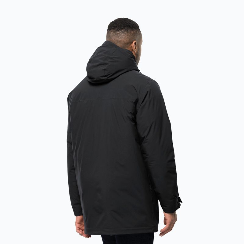 Bărbați Jack Wolfskin Koenigsbau Koenigsbau Parka în jos jachetă negru 2
