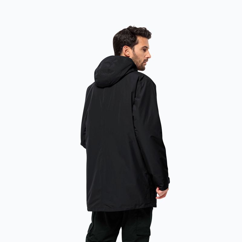 Geacă de iarnă pentru bărbați Jack Wolfskin Winterlager Parka black 2