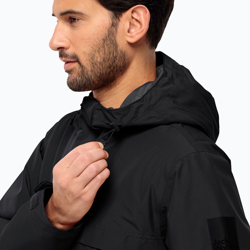 Geacă de iarnă pentru bărbați Jack Wolfskin Winterlager Parka black 3