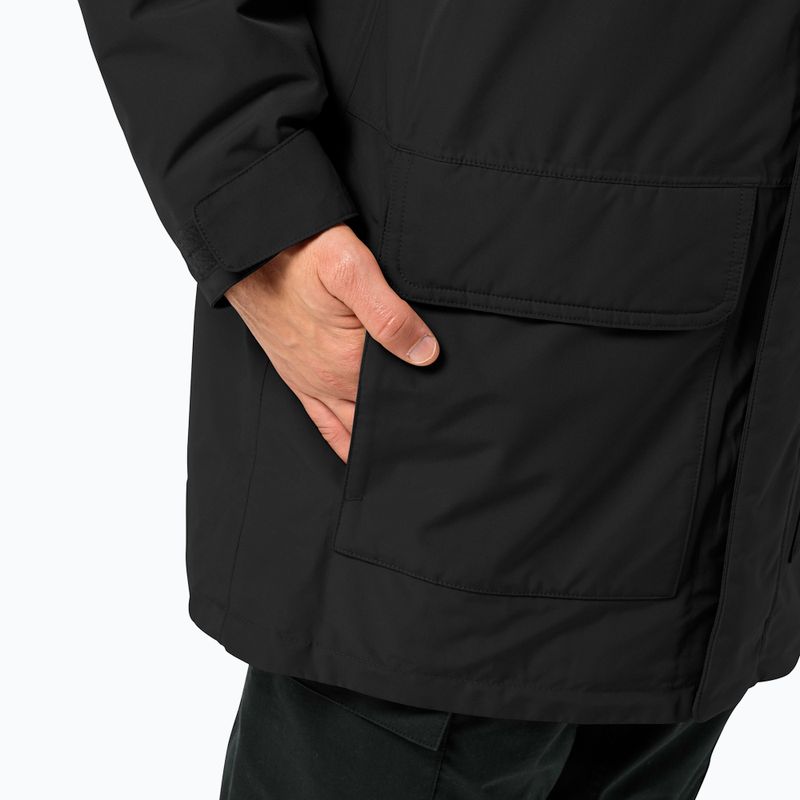 Geacă de iarnă pentru bărbați Jack Wolfskin Winterlager Parka black 4
