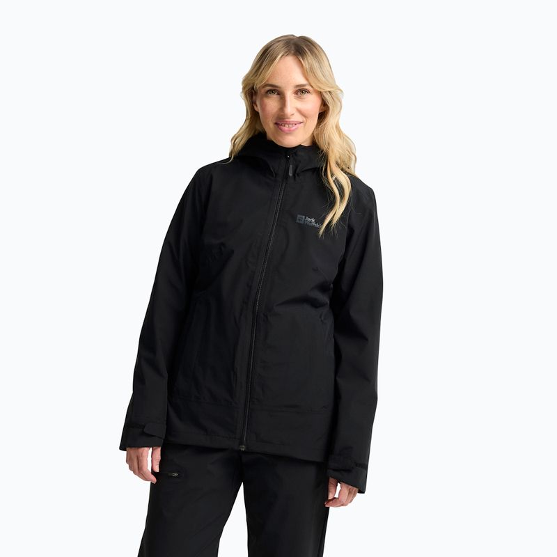 Geacă 3în1 pentru femei Jack Wolfskin Moonrise 3In1 black
