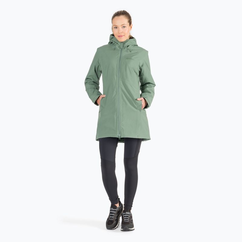 Jack Wolfskin jachetă în jos pentru femei Heidelstein Ins verde 1115681_4311 2