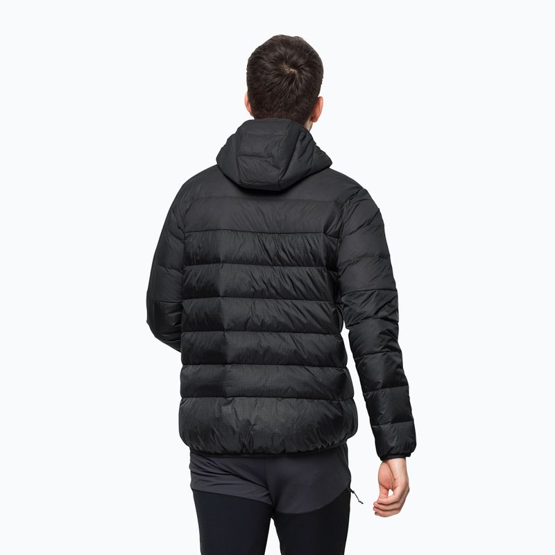 Jack Wolfskin jachetă de bărbați Dna Tundra Down Hoody negru 1206612_6350_006 2