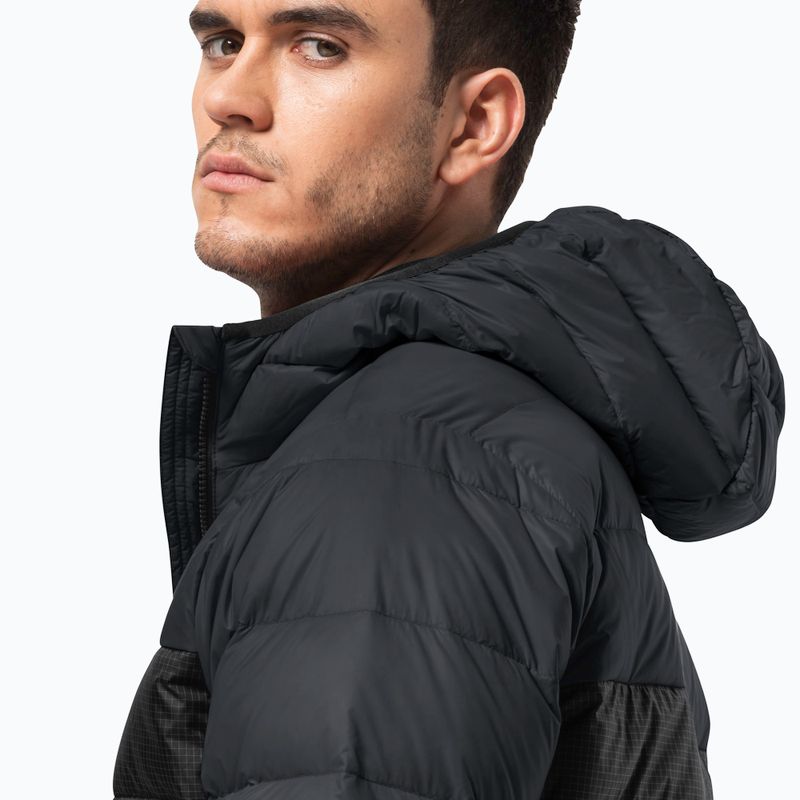 Jack Wolfskin jachetă de bărbați Dna Tundra Down Hoody negru 1206612_6350_006 3