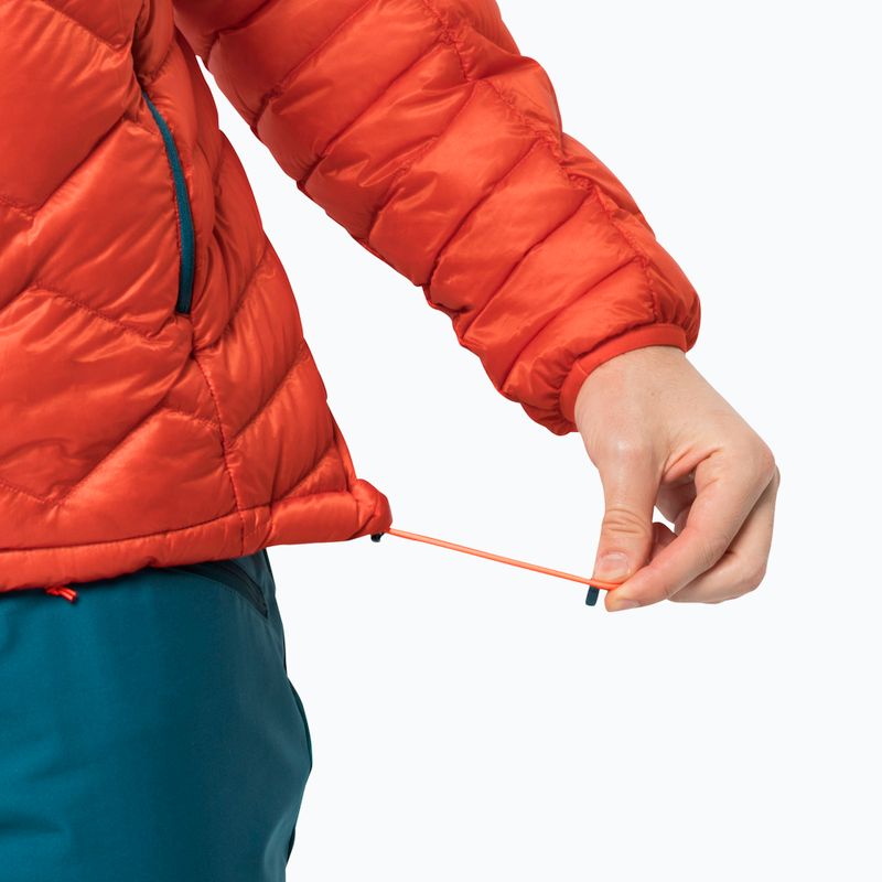 Jack Wolfskin bărbați Alpspitze Down Hoody jachetă cu glugă jachetă de jachetă de jachetă portocalie 1206771_3017 4