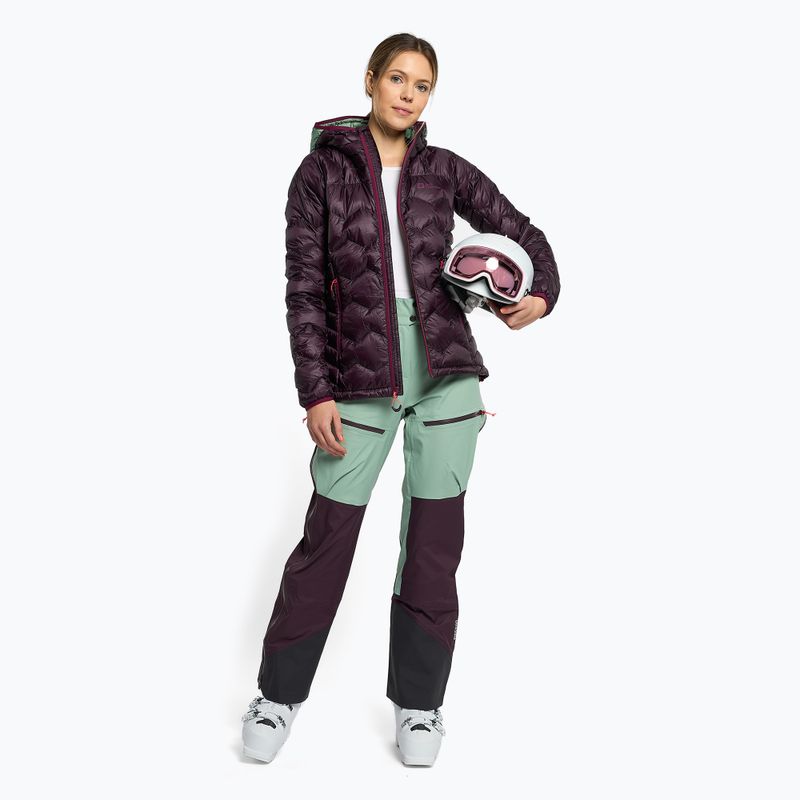 Jack Wolfskin jacheta de schi Alpspitze Down Hoody pentru femei mov 1206791_2042 2